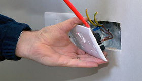 Fitting new electrical sockets
